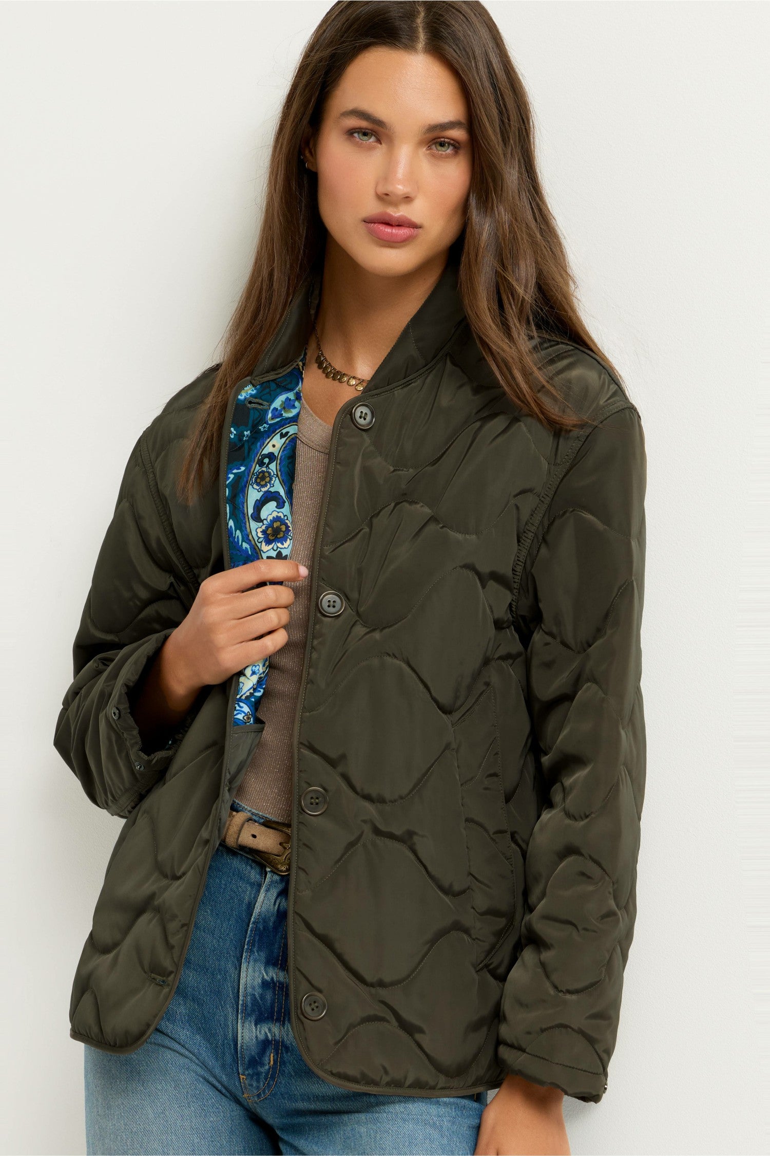 Johnny Was PUFFER BOMBER JACKET