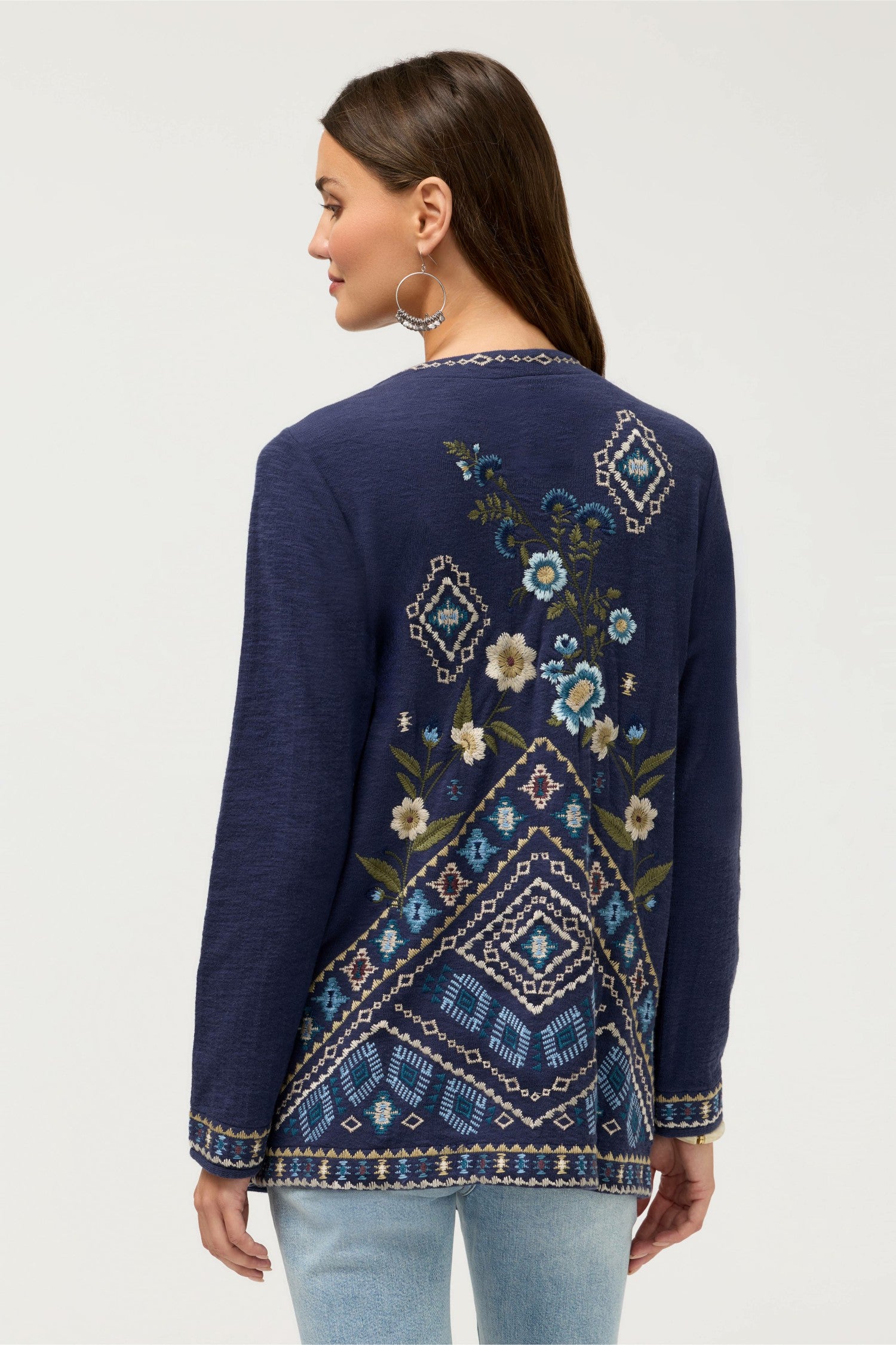 Johnny Was BIYA DRAPED SWEATER