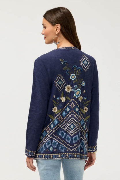 Johnny Was BIYA DRAPED SWEATER