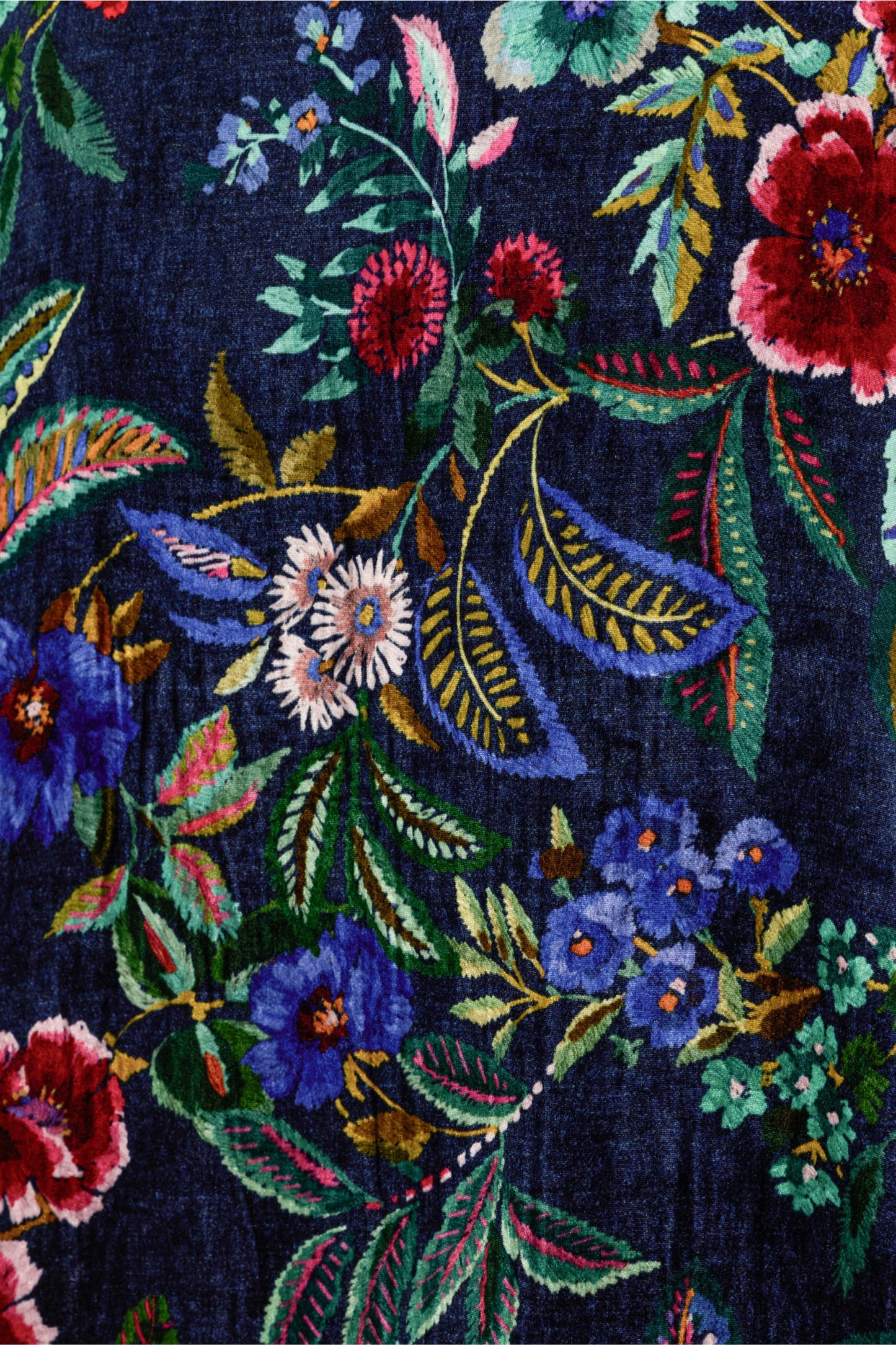 Johnny Was VELVET CROPPED KIMONO