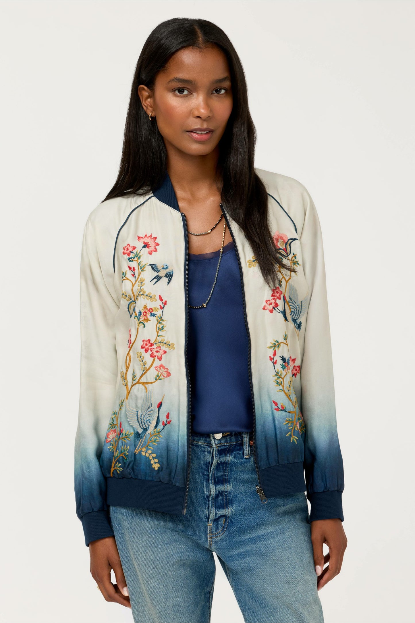 Johnny Was TERESA REVERSIBLE BOMBER JACKET