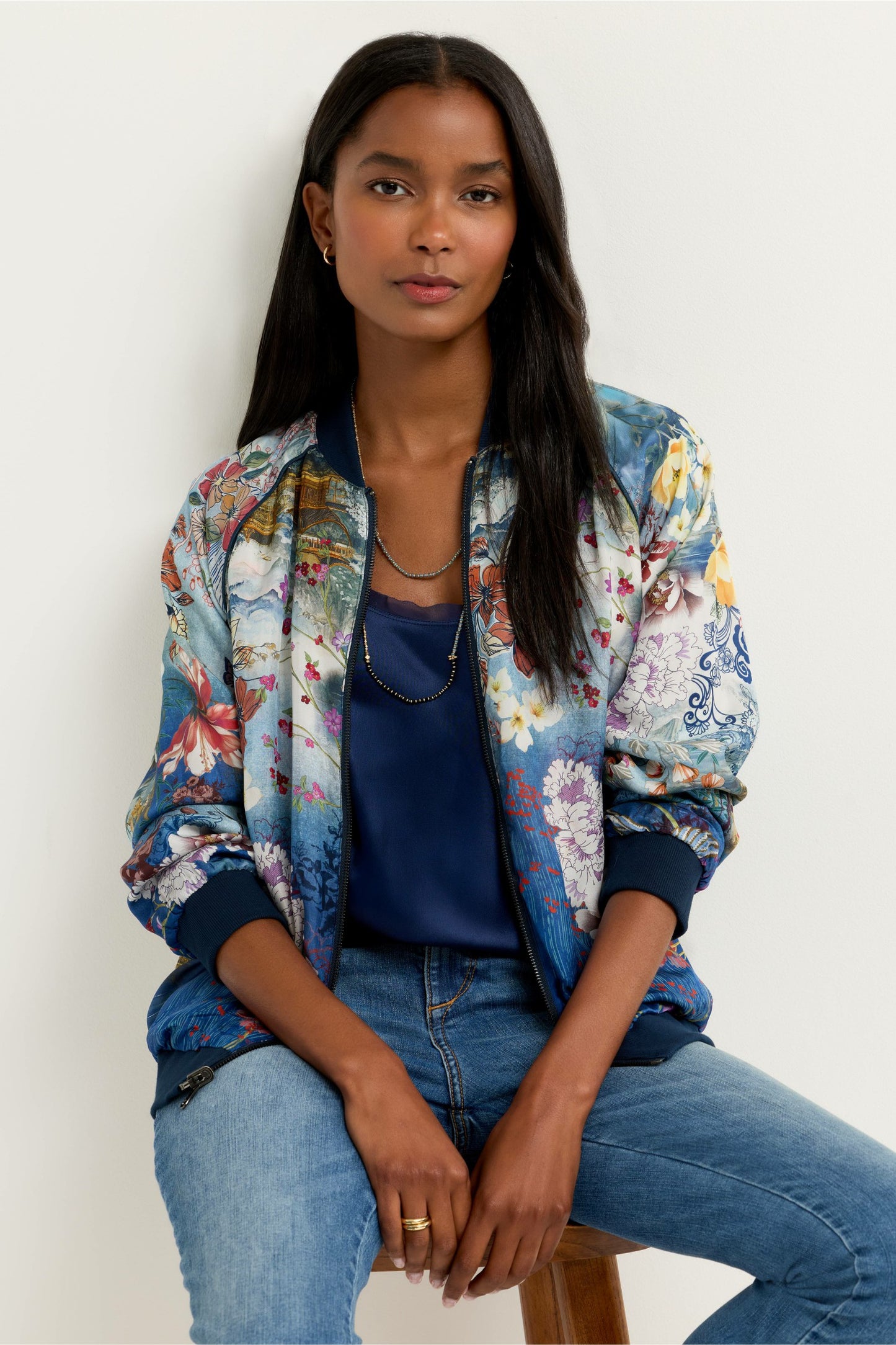 Johnny Was TERESA REVERSIBLE BOMBER JACKET