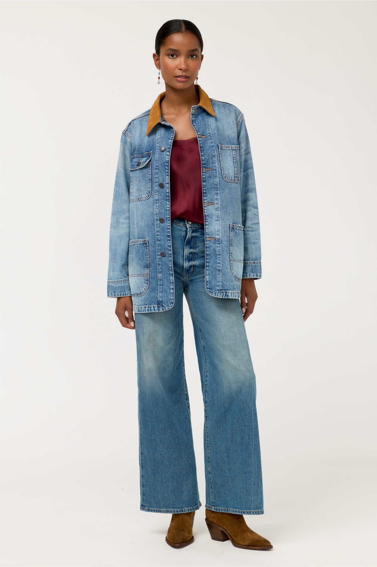 Johnny Was CALIFORNIA SUNRISE DENIM JACKET