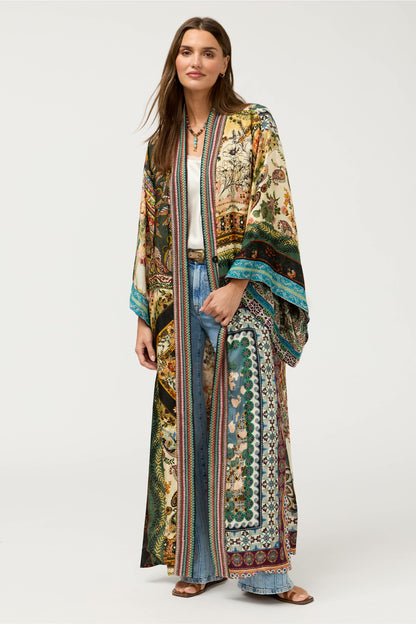 Johnny Was AZIZA REVERSIBLE LONG KIMONO