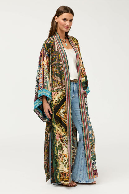 Johnny Was AZIZA REVERSIBLE LONG KIMONO
