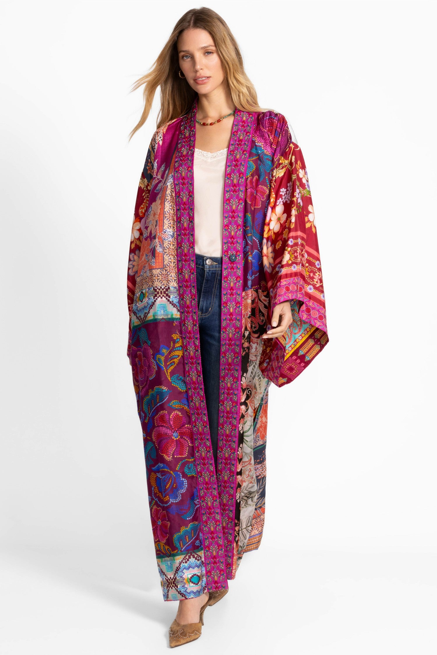 Johnny Was LONG KIMONO