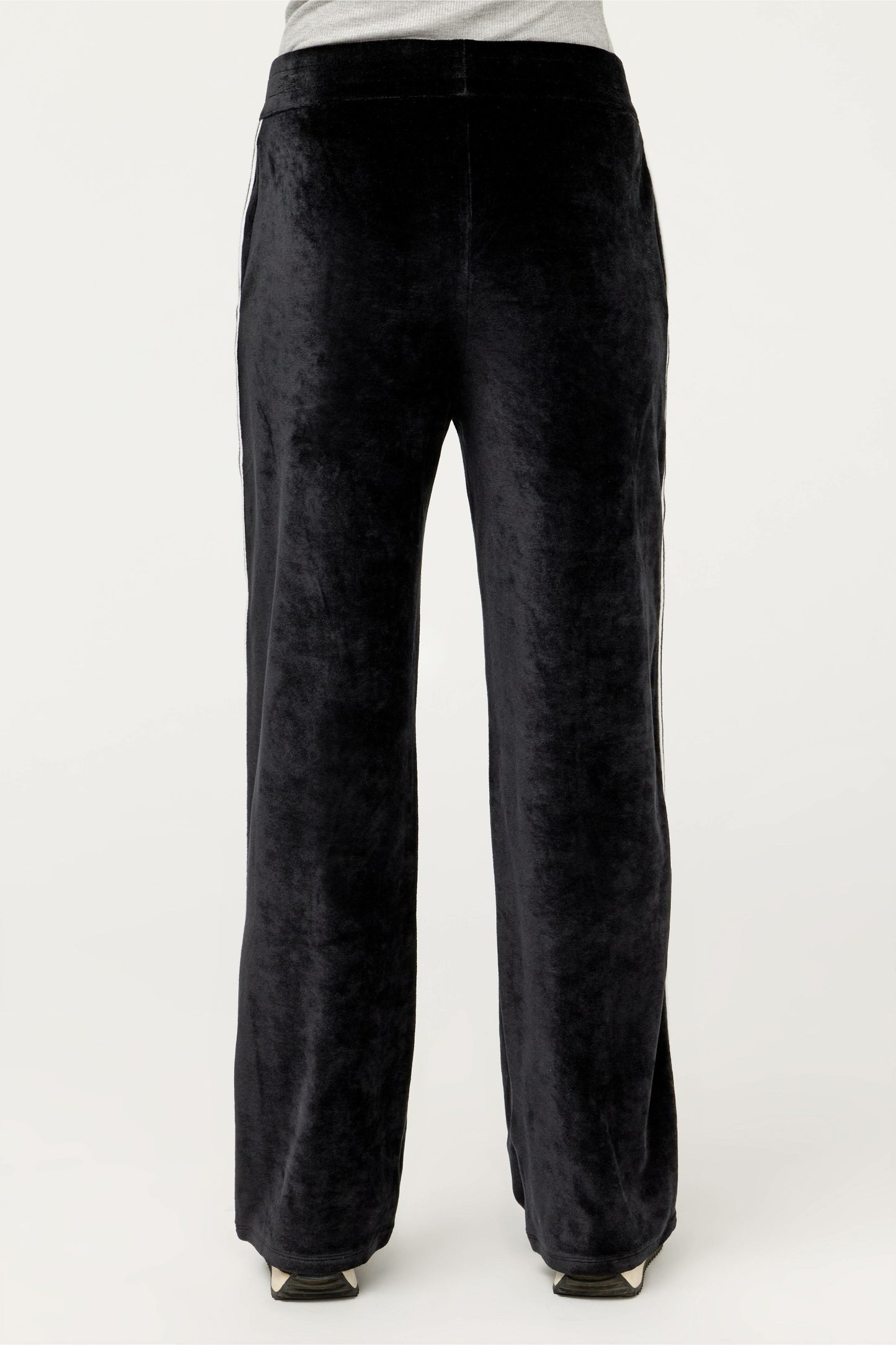 Johnny Was ESSENTIALS VELOUR PANT WITH STRIPE DETAIL