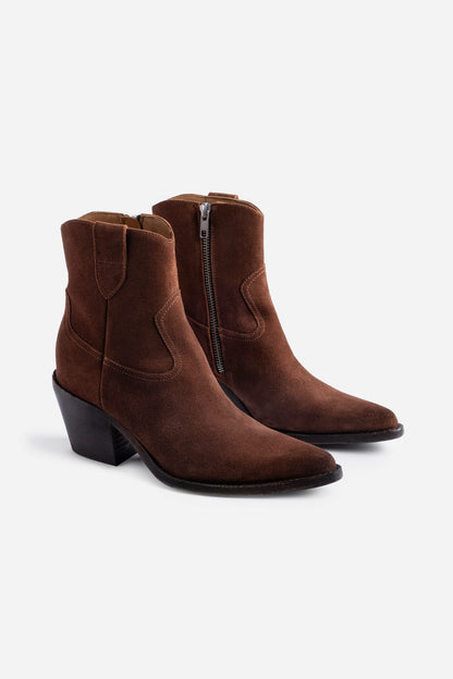 Johnny Was ITALIAN SUEDE ANKLE BOOTIE