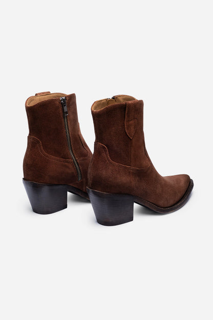 Johnny Was ITALIAN SUEDE ANKLE BOOTIE
