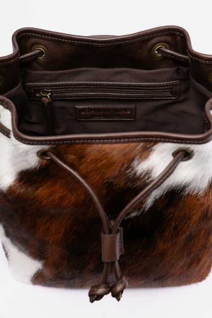 Johnny Was ITALIAN CALF HAIR CINCH CROSSBODY BUCKET