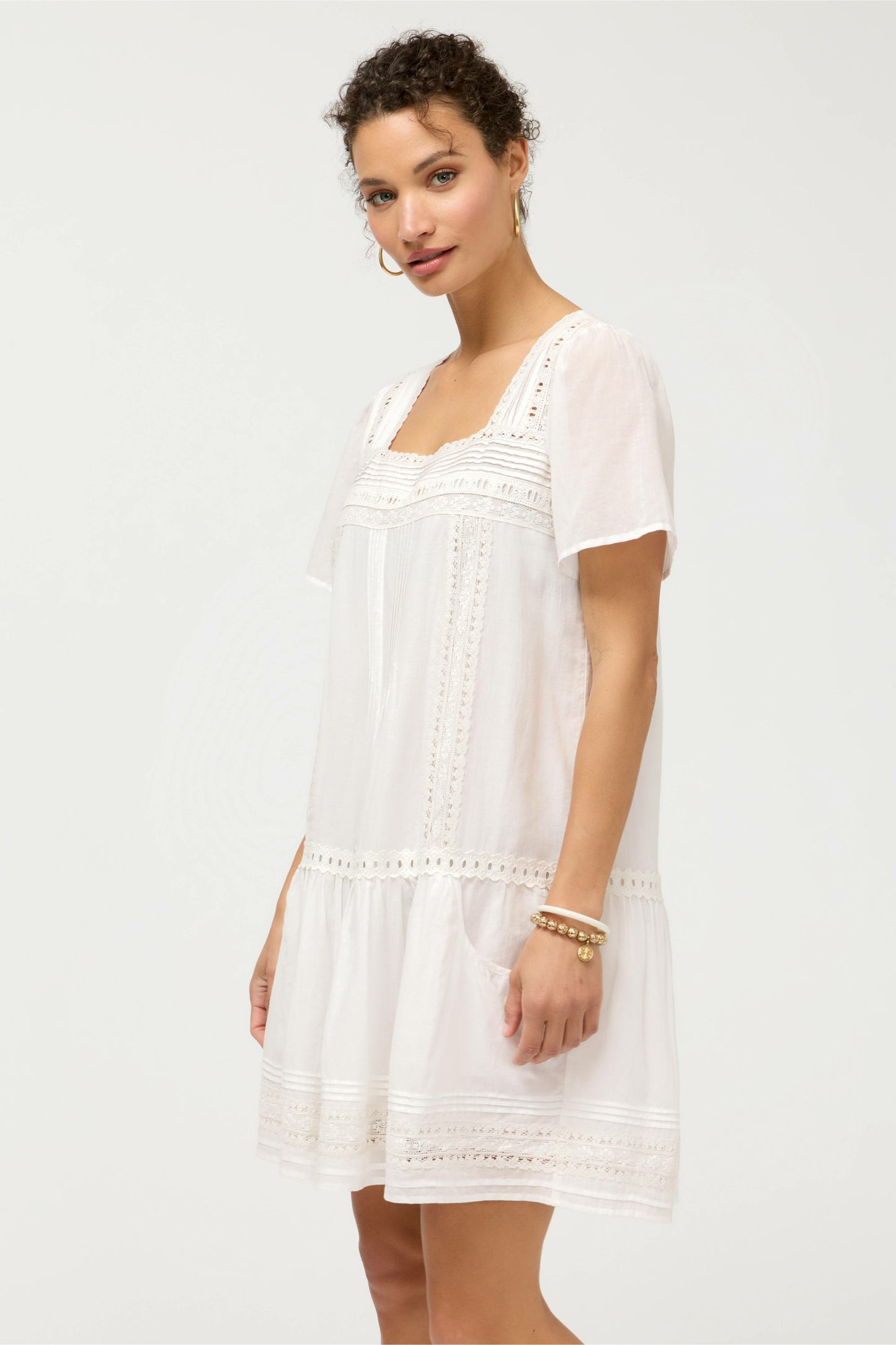Johnny Was SIZA LACE MINI DRESS