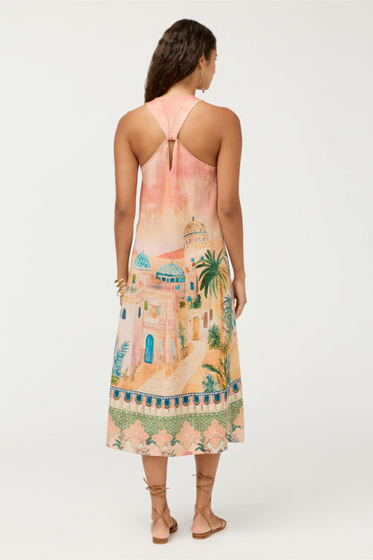 Johnny Was MAYCI HALTER MIDI DRESS