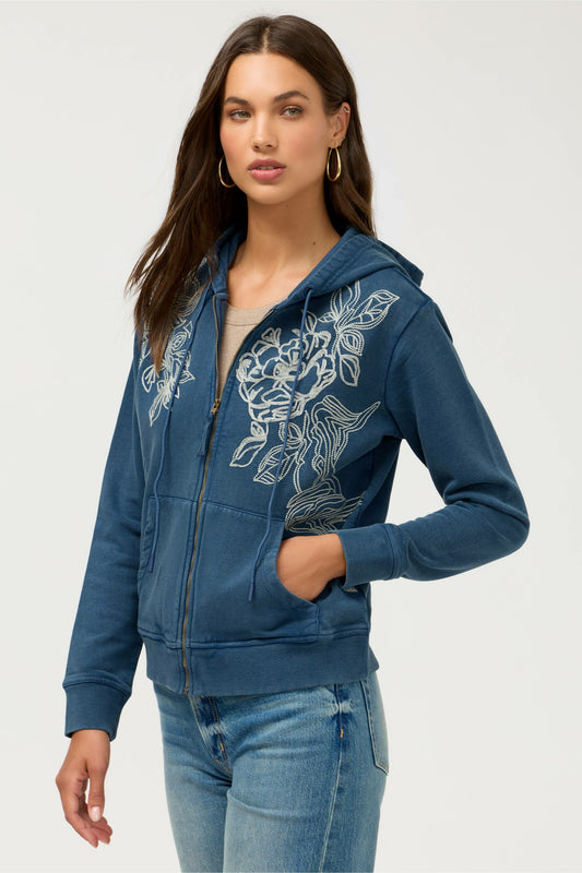 Johnny Was MODERN ZIPUP HOODIE