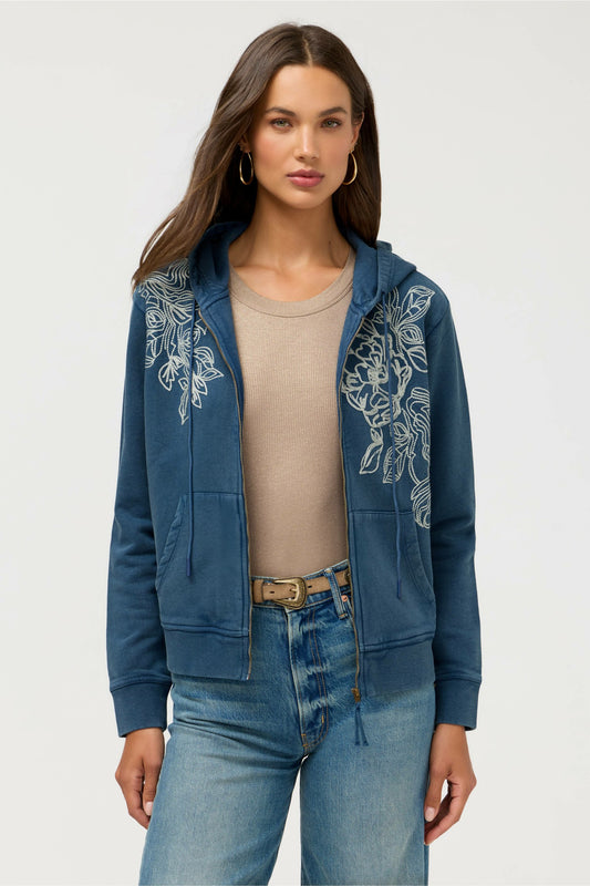 Johnny Was MODERN ZIPUP HOODIE