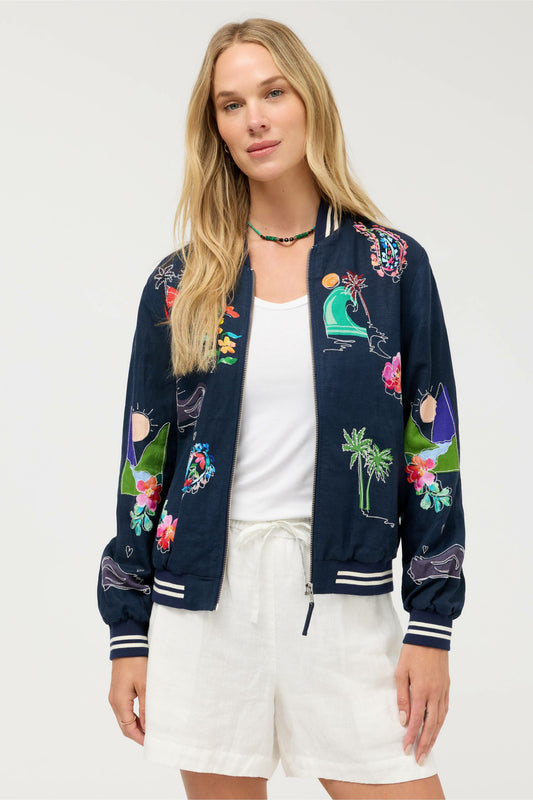 Johnny Was OAKLYNN BOMBER JACKET