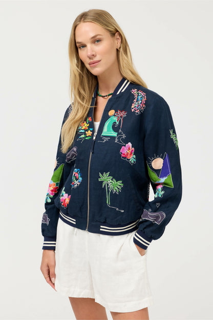 Johnny Was OAKLYNN BOMBER JACKET