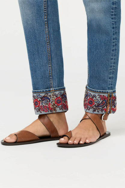Johnny Was THE CUFFED SLIM STRAIGHT LEG JEAN