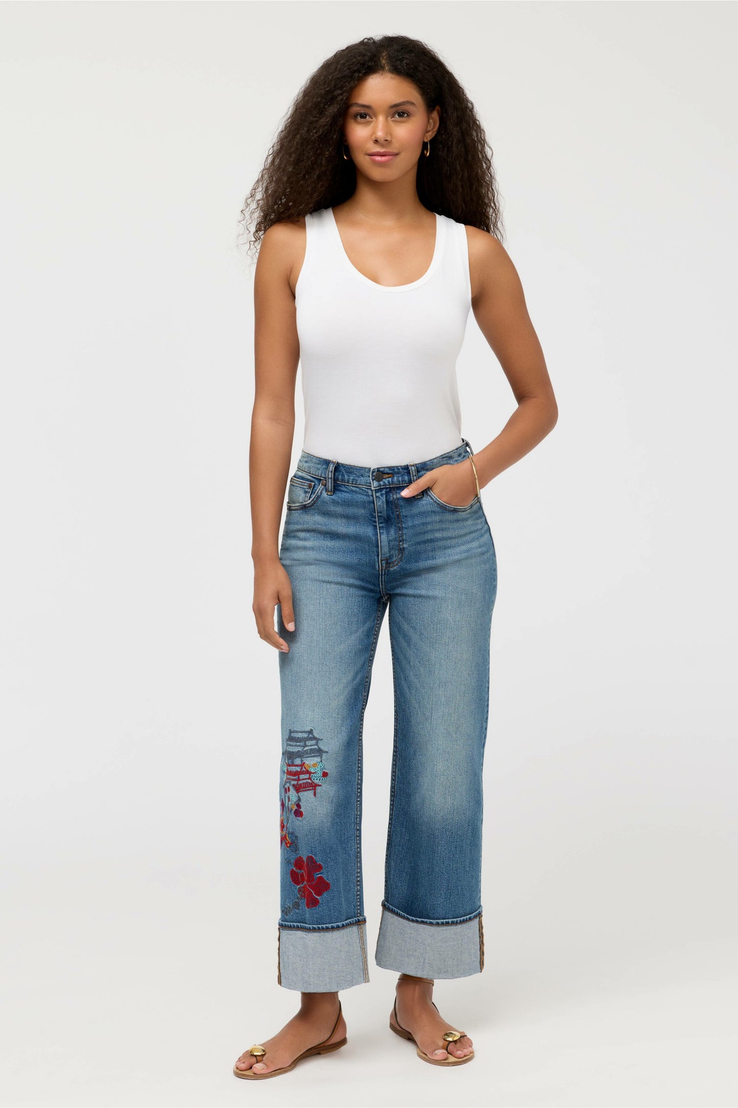 Johnny Was THE ANKLE WIDE LEG JEAN