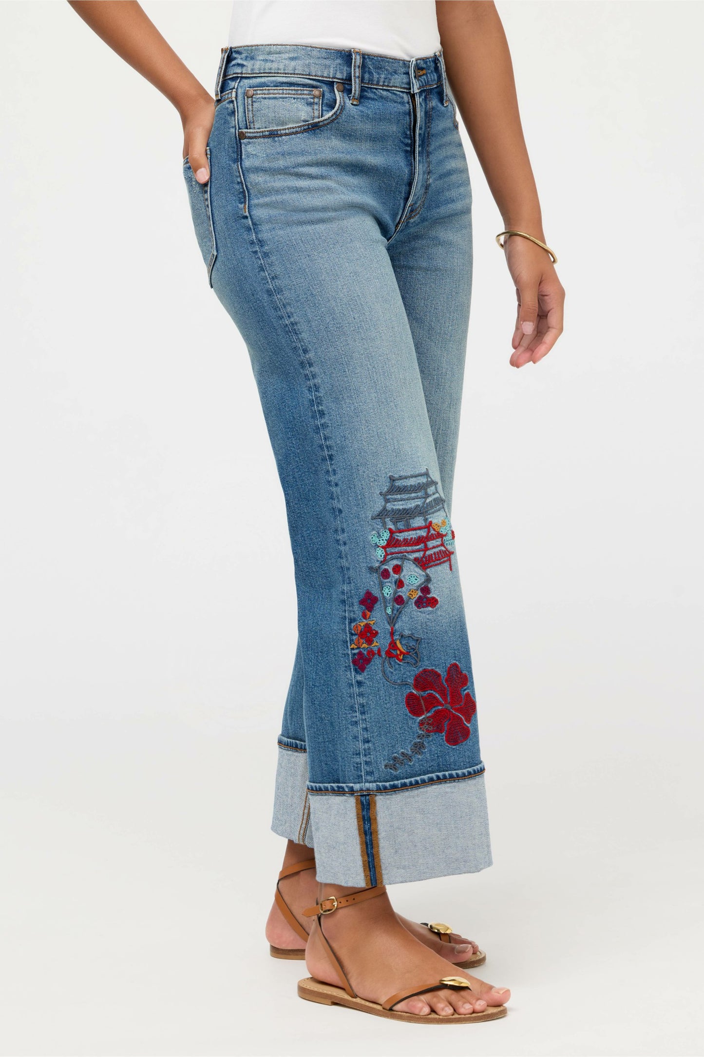 Johnny Was THE ANKLE WIDE LEG JEAN