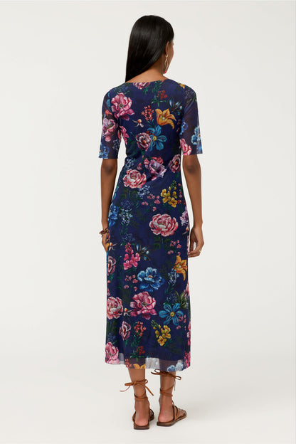 Johnny Was ASTRID MESH MIDI DRESS