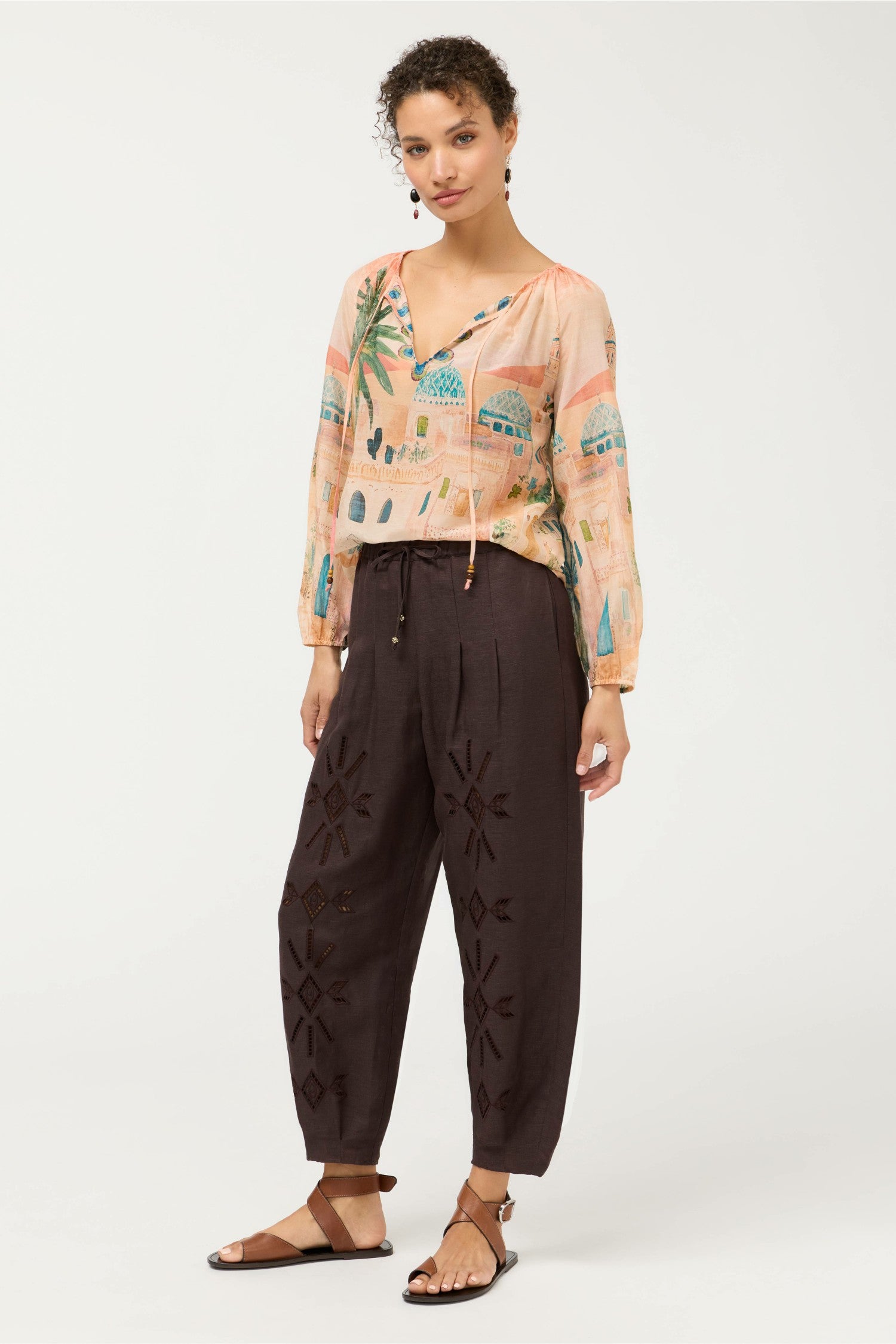 Johnny Was LYSANDER BARREL PANT