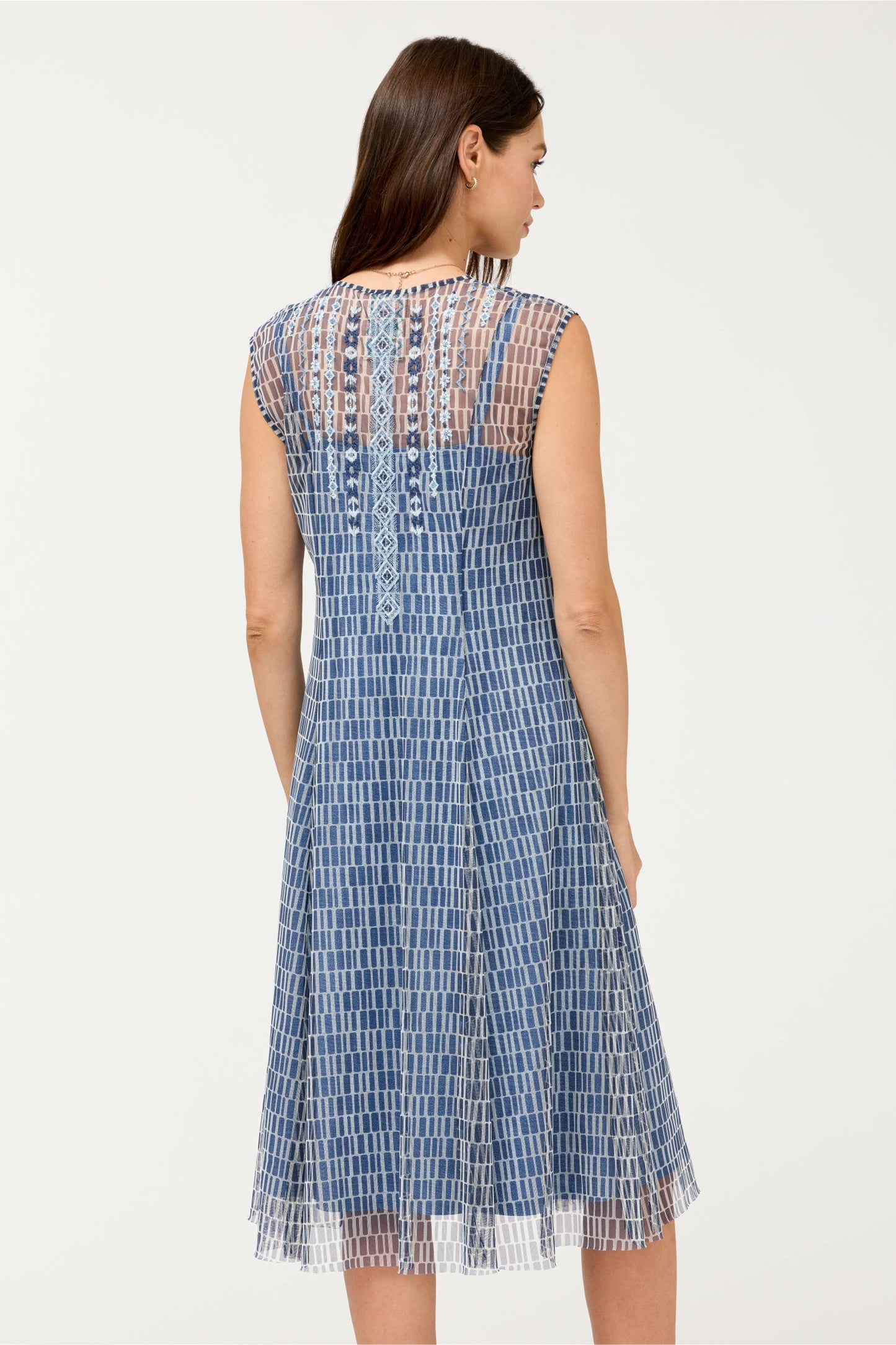 Johnny Was DOROTEA MIDI MESH DRESS