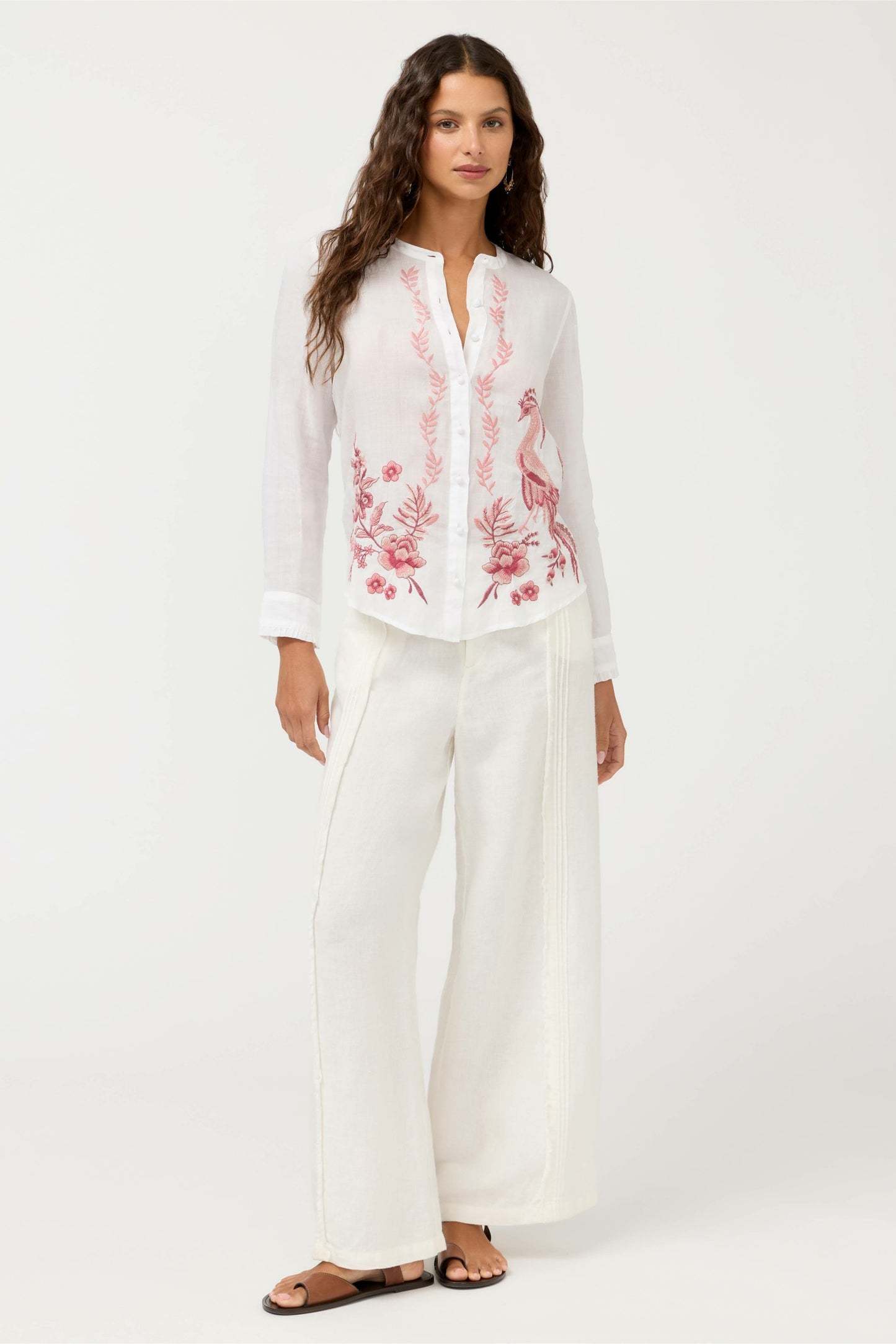 Johnny Was RUFFLE CUFF BLOUSE