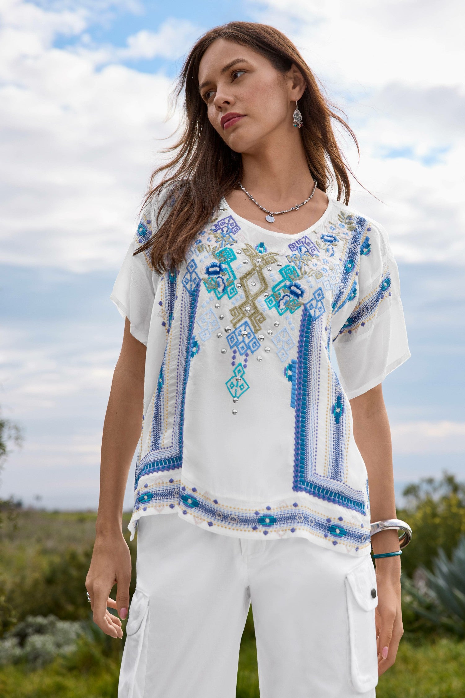 Johnny Was MARIAFE BLOUSE