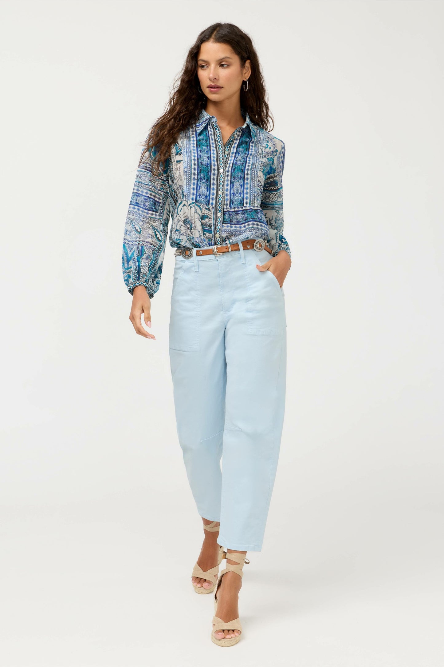 Johnny Was RELAXED YOKE SHIRT