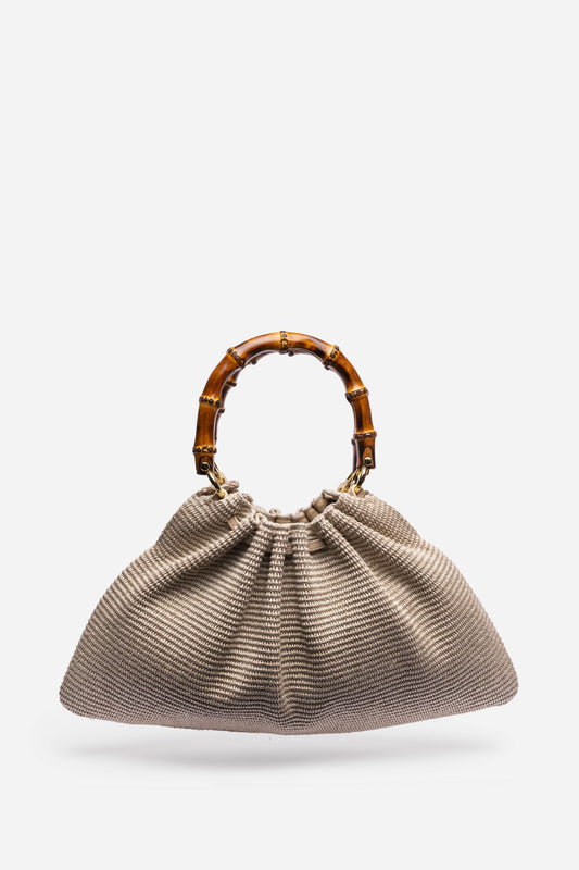 Johnny Was ITALIAN RAFFIA POUCH PURSE
