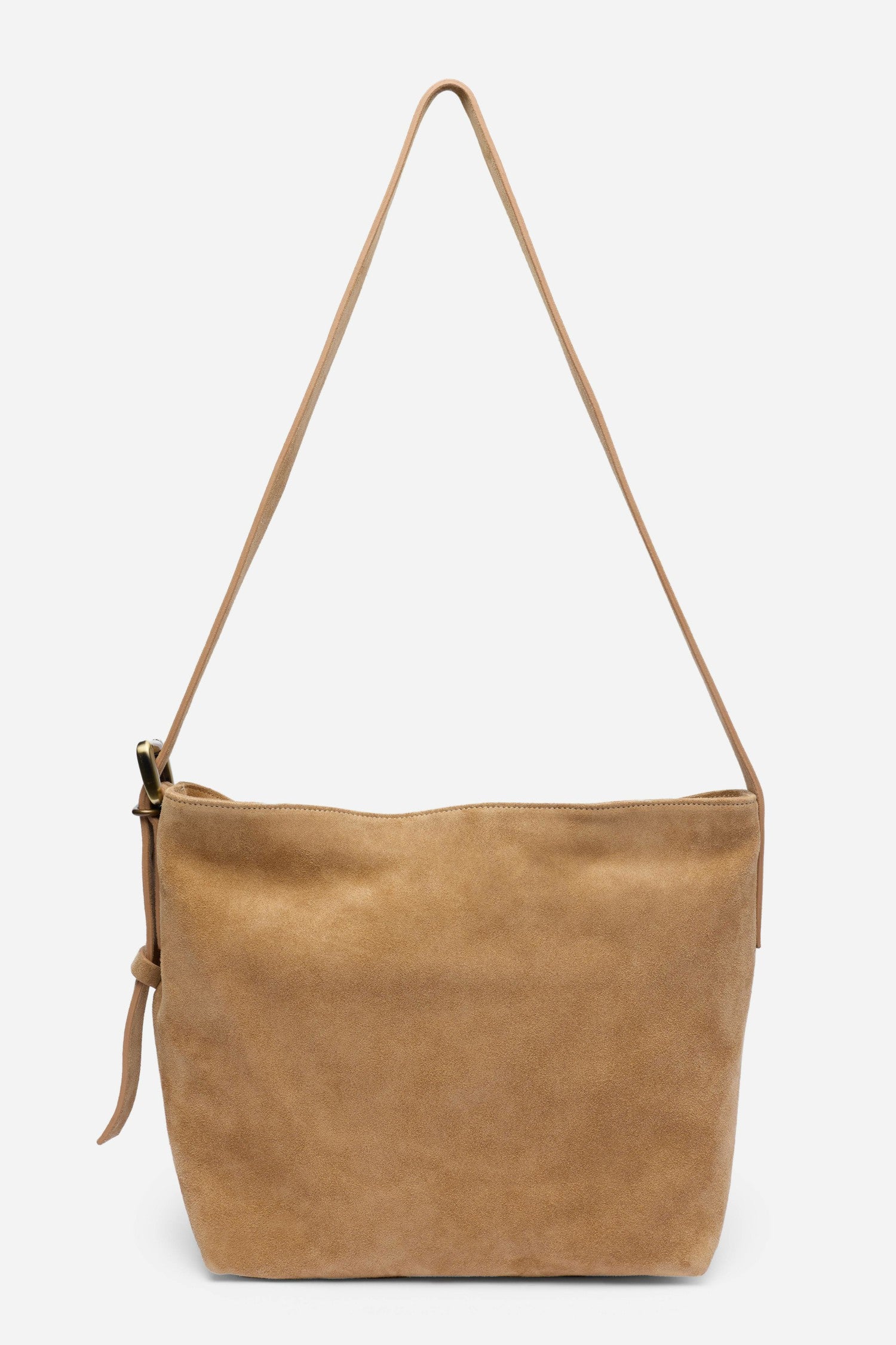 Johnny Was ITALIAN SUEDE CROSSBODY BUCKET BAG