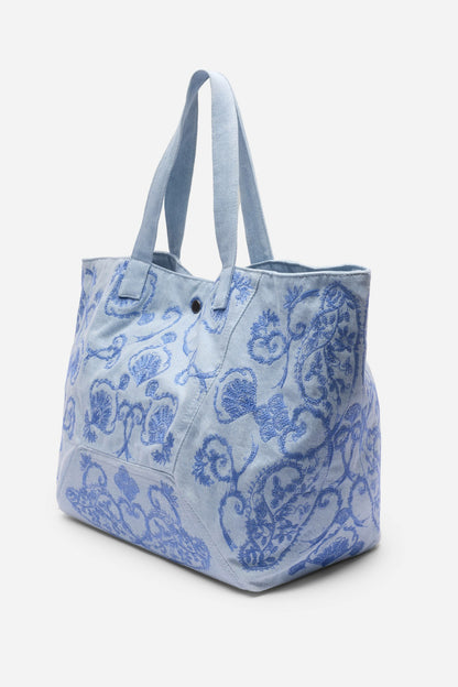 Johnny Was SEAMED TOTE BAG