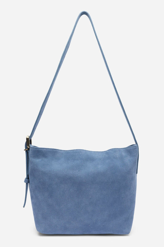 Johnny Was ITALIAN SUEDE CROSSBODY BUCKET BAG