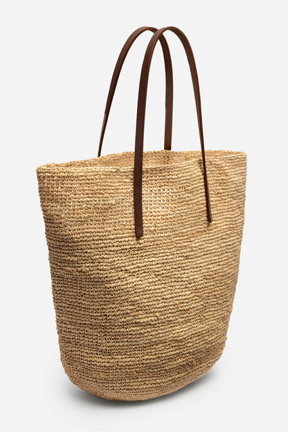 Johnny Was ITALIAN RAFFIA LARGE TOTE BAG