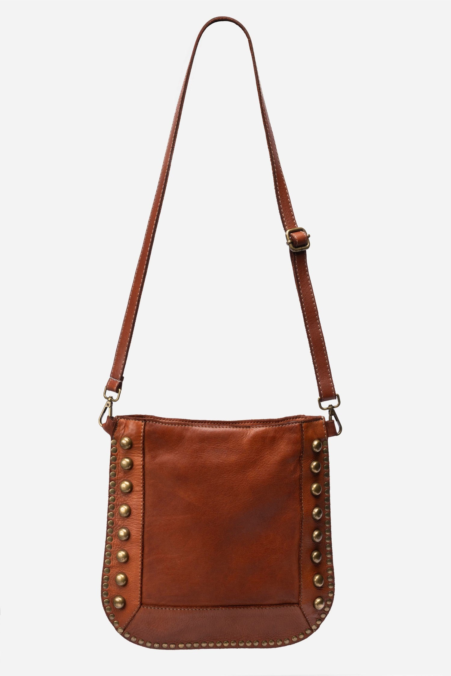 Johnny Was ITALIAN LEATHER STUDDED CROSSBODY
