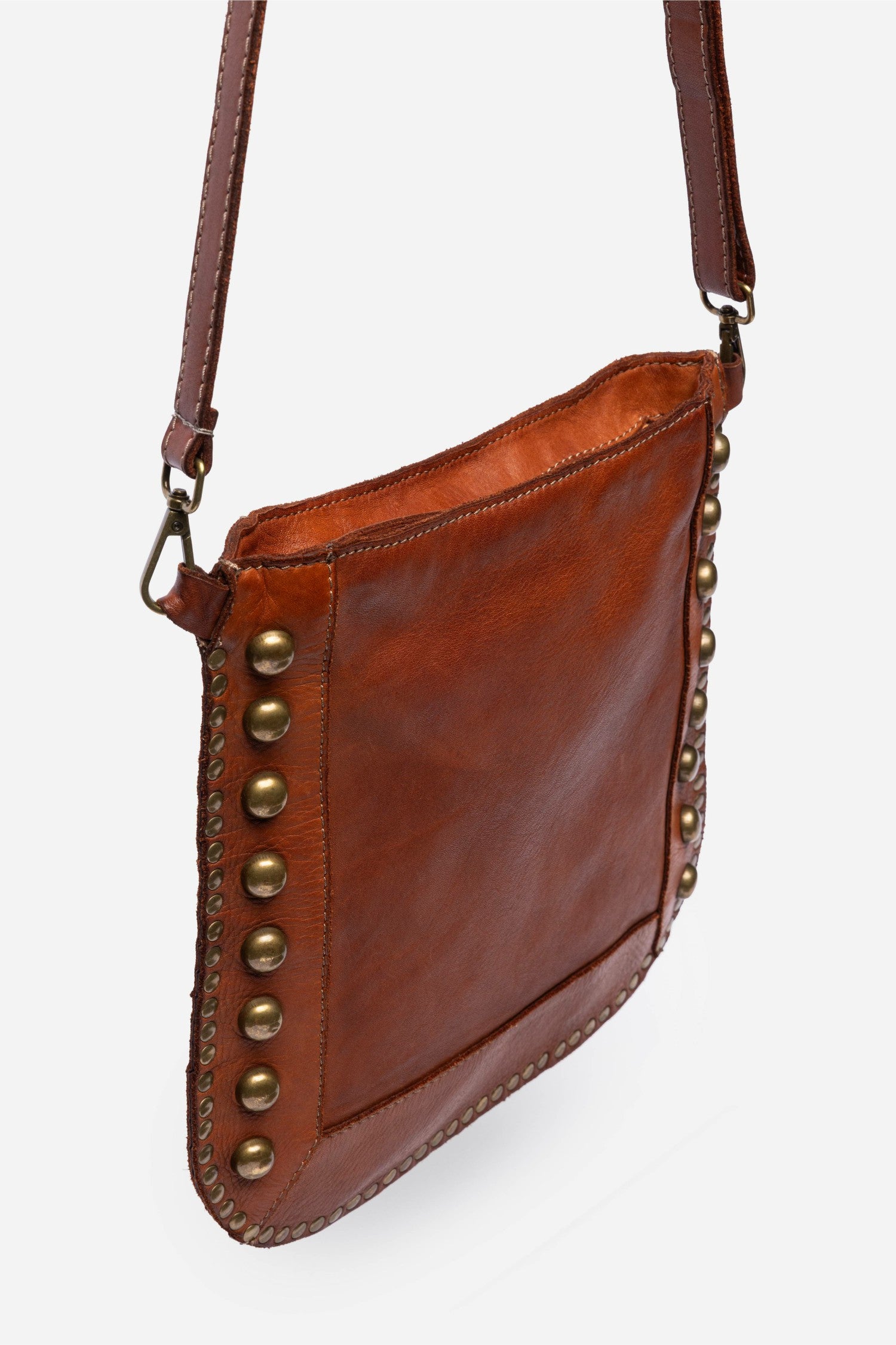 Johnny Was ITALIAN LEATHER STUDDED CROSSBODY