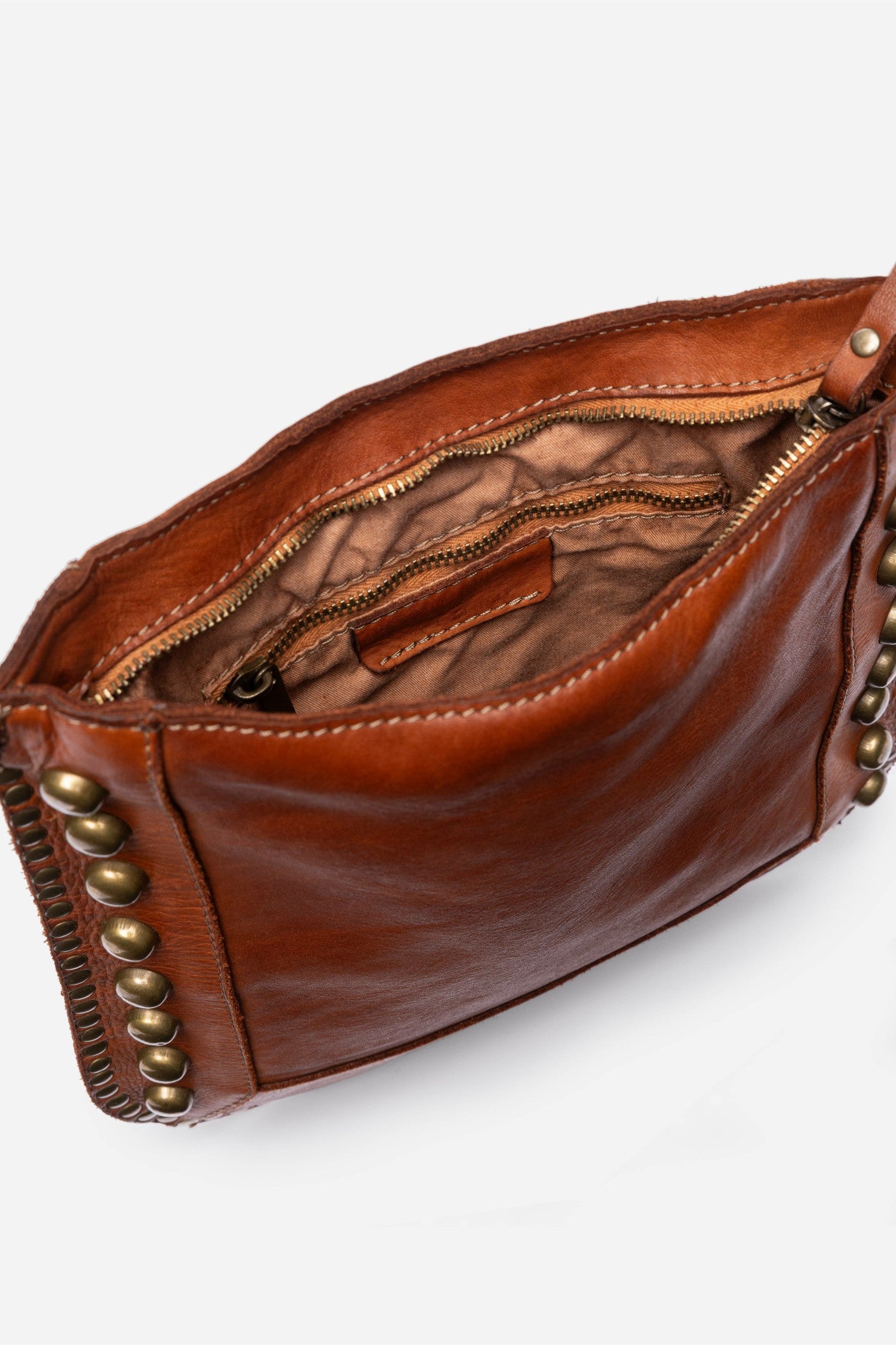 Johnny Was ITALIAN LEATHER STUDDED CROSSBODY