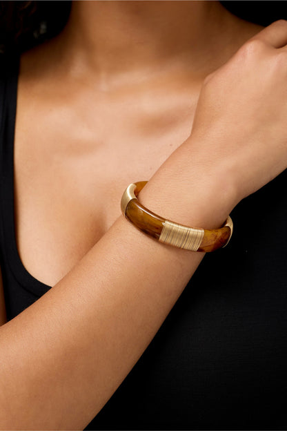 Johnny Was GOLD WIRE WRAP BRACELET