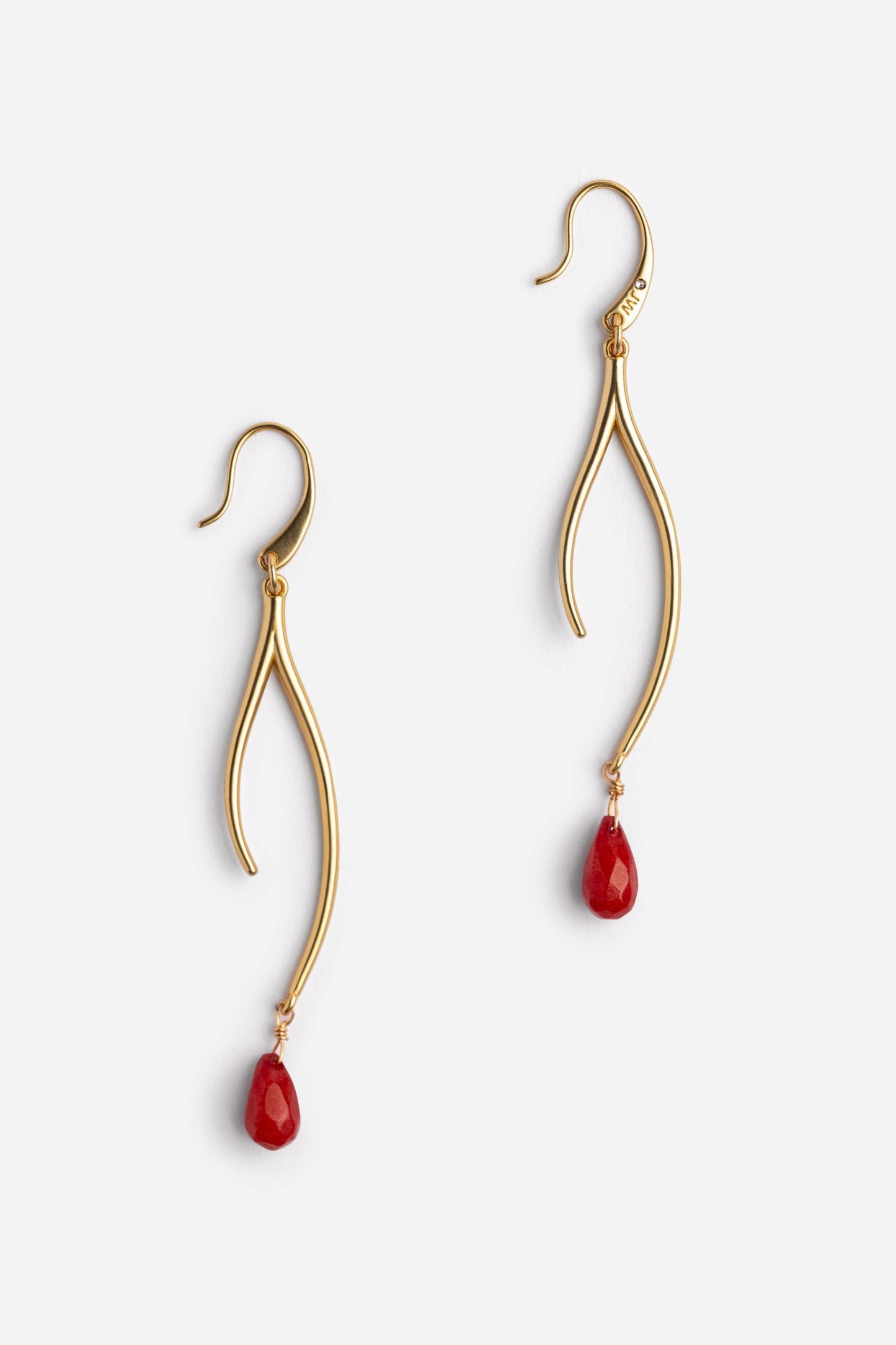 Johnny Was SEMIPRECIOUS TEAR DROP BRANCH EARRINGS