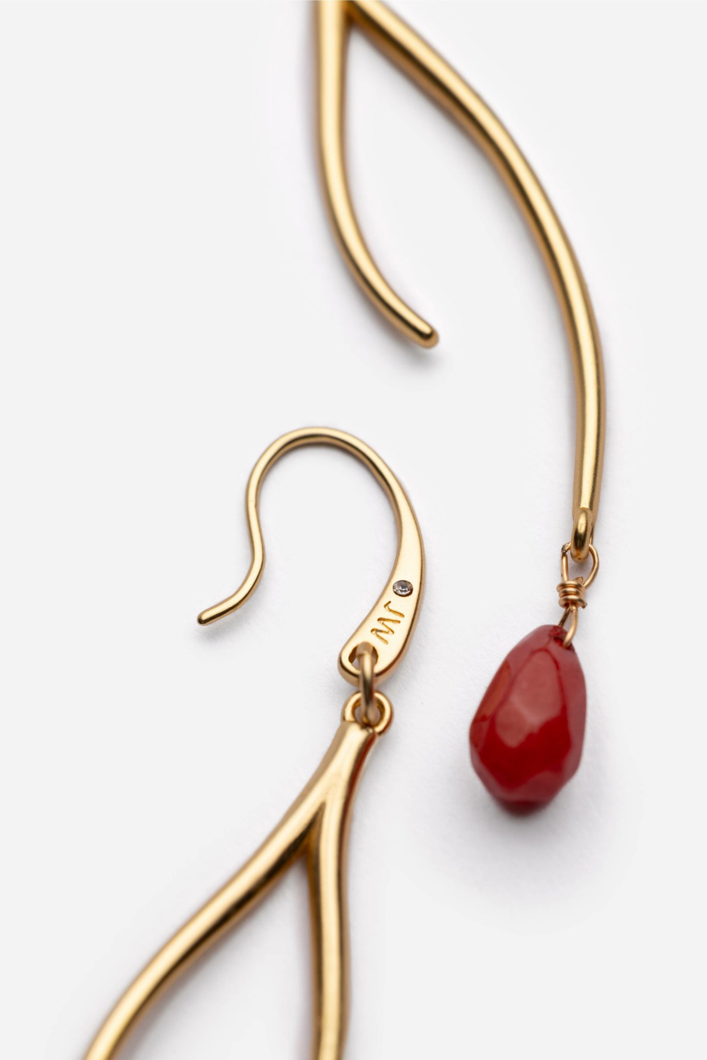 Johnny Was SEMIPRECIOUS TEAR DROP BRANCH EARRINGS