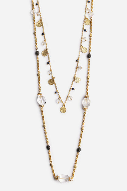 Johnny Was TWO STRAND MULTI BEAD NECKLACE