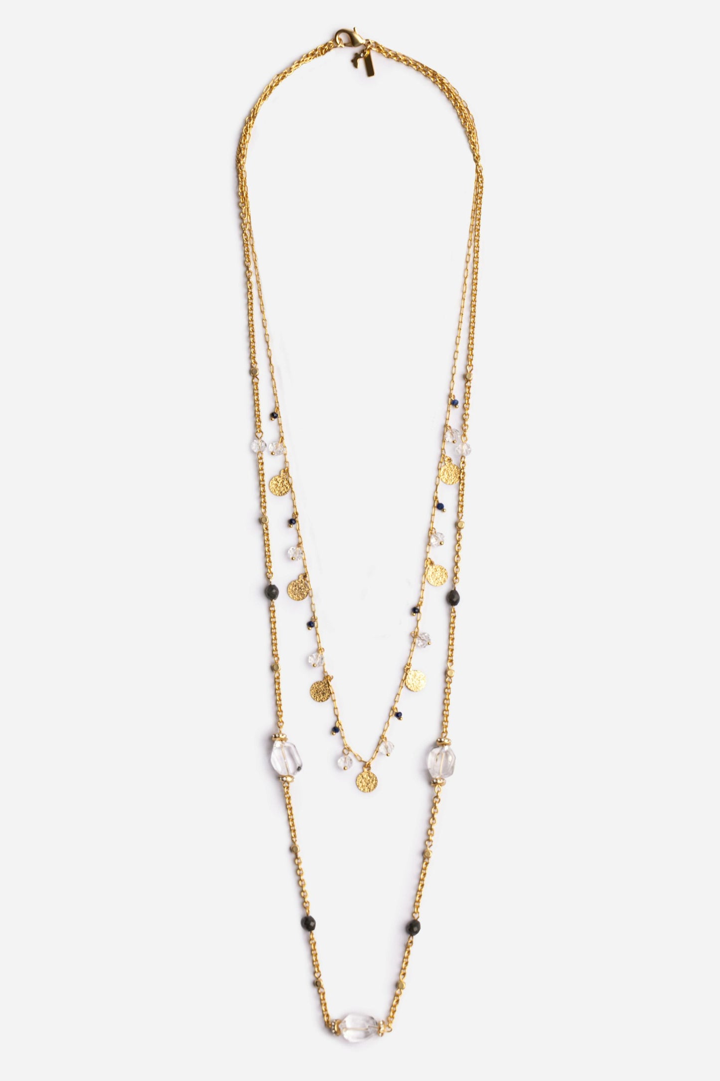 Johnny Was TWO STRAND MULTI BEAD NECKLACE