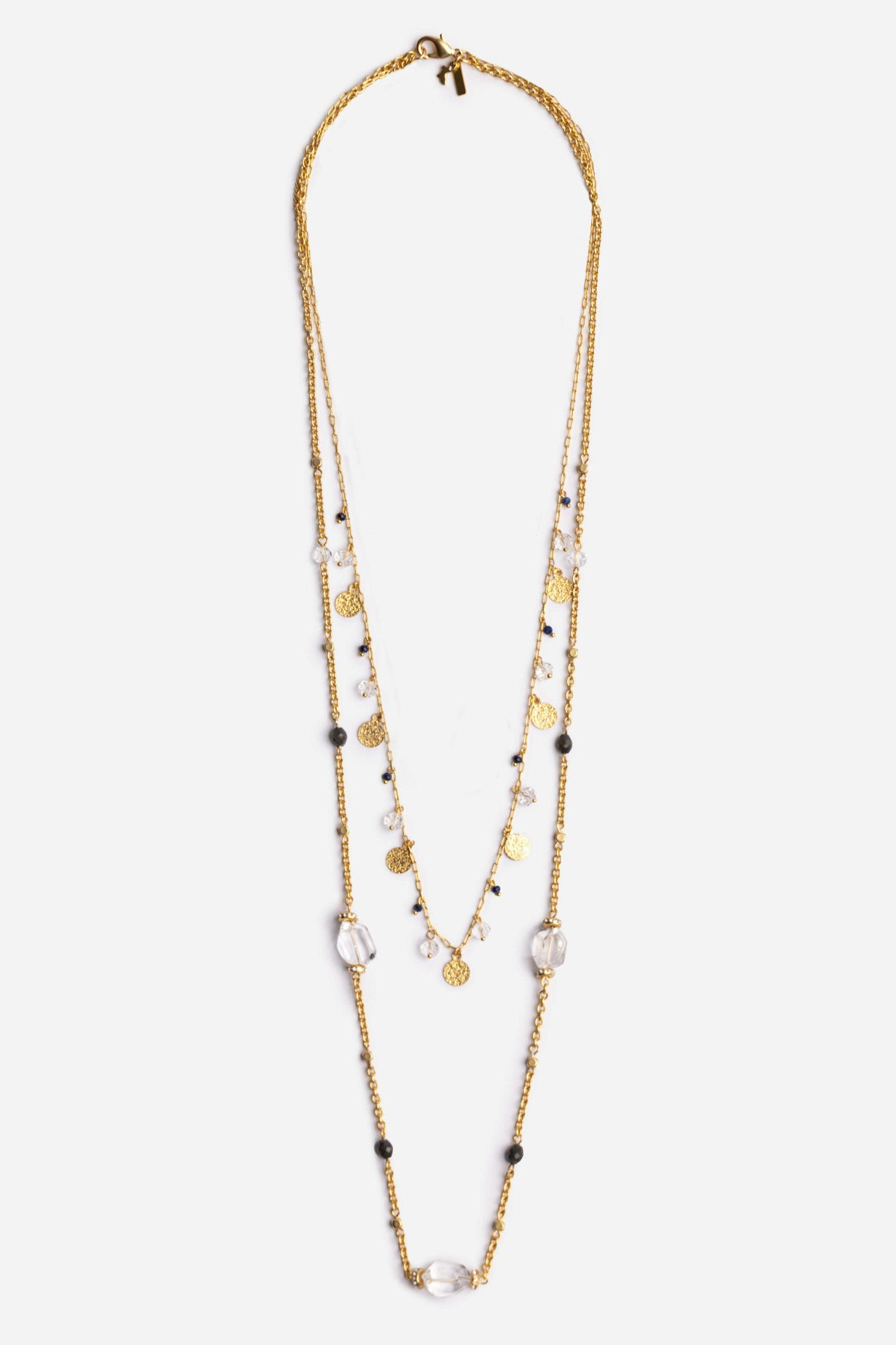 Johnny Was TWO STRAND MULTI BEAD NECKLACE