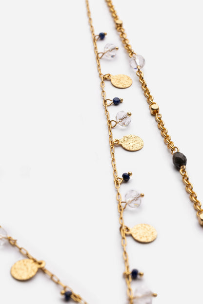 Johnny Was TWO STRAND MULTI BEAD NECKLACE