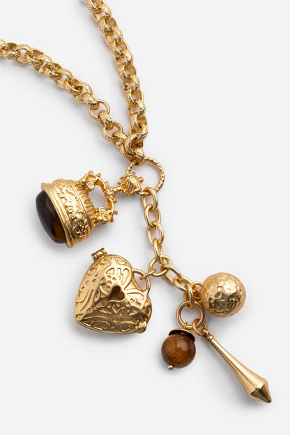 Johnny Was FIVE CHARM NECKLACE