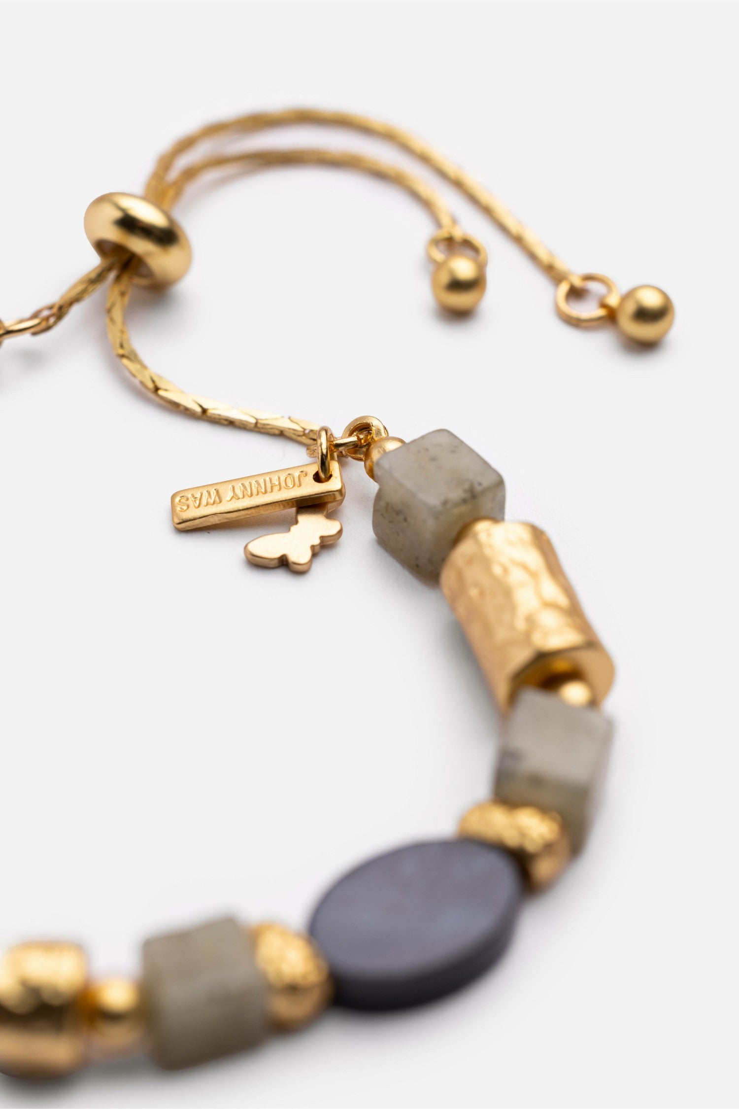 Johnny Was MULTI BEAD PULL TIE BRACELET