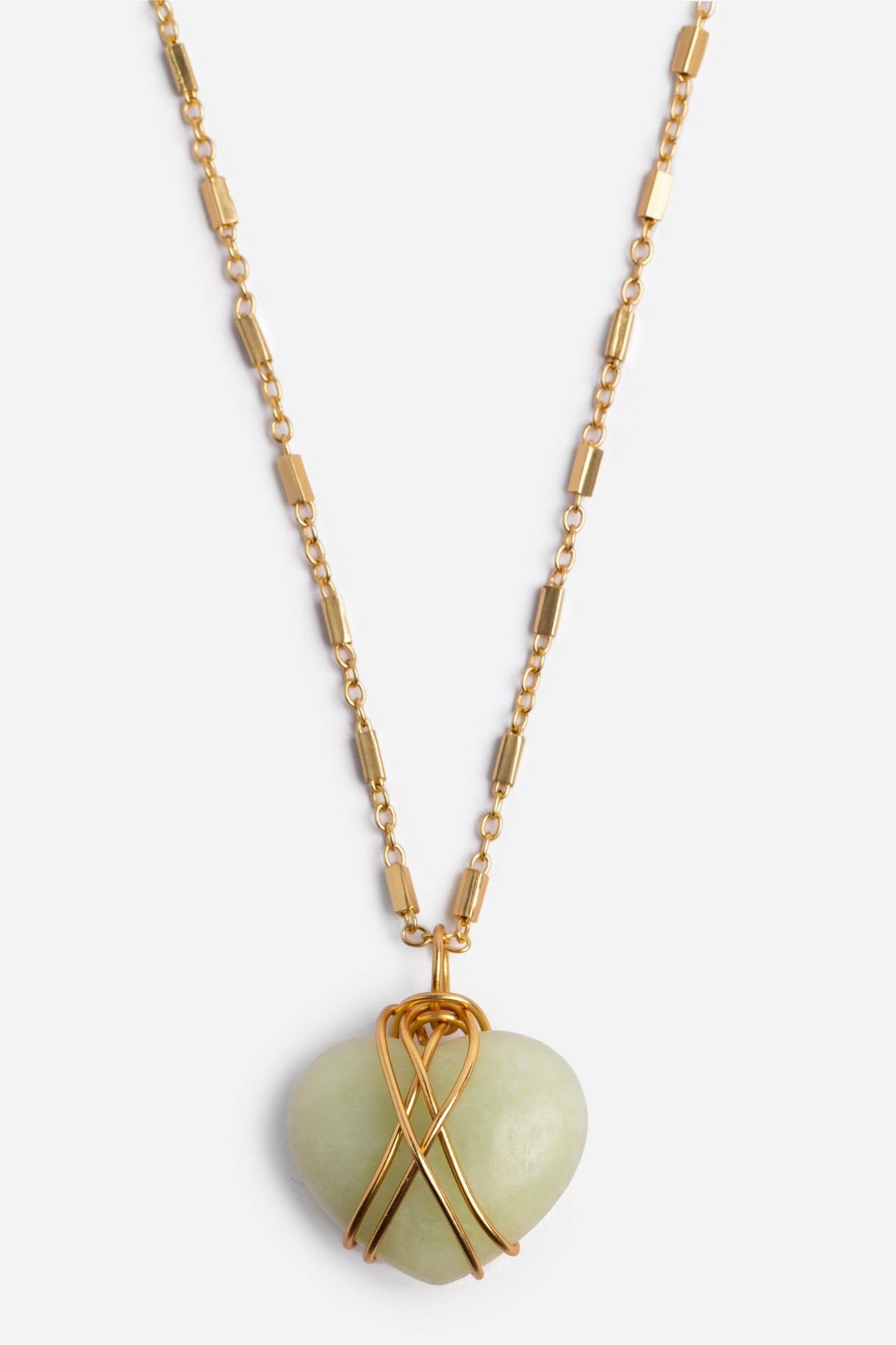 Johnny Was WIRE WRAPPED HEART PENDANT NECKLACE