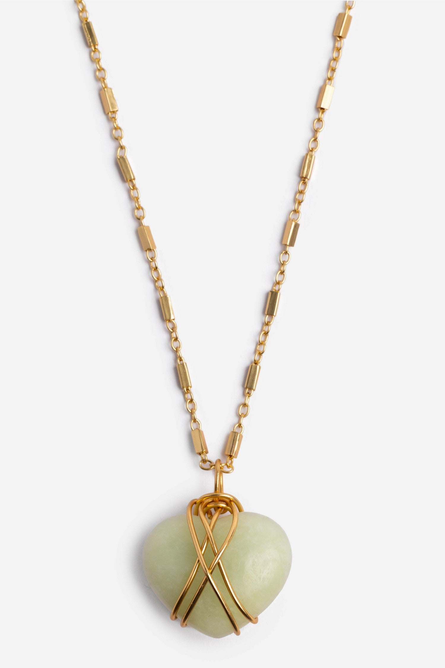 Johnny Was WIRE WRAPPED HEART PENDANT NECKLACE