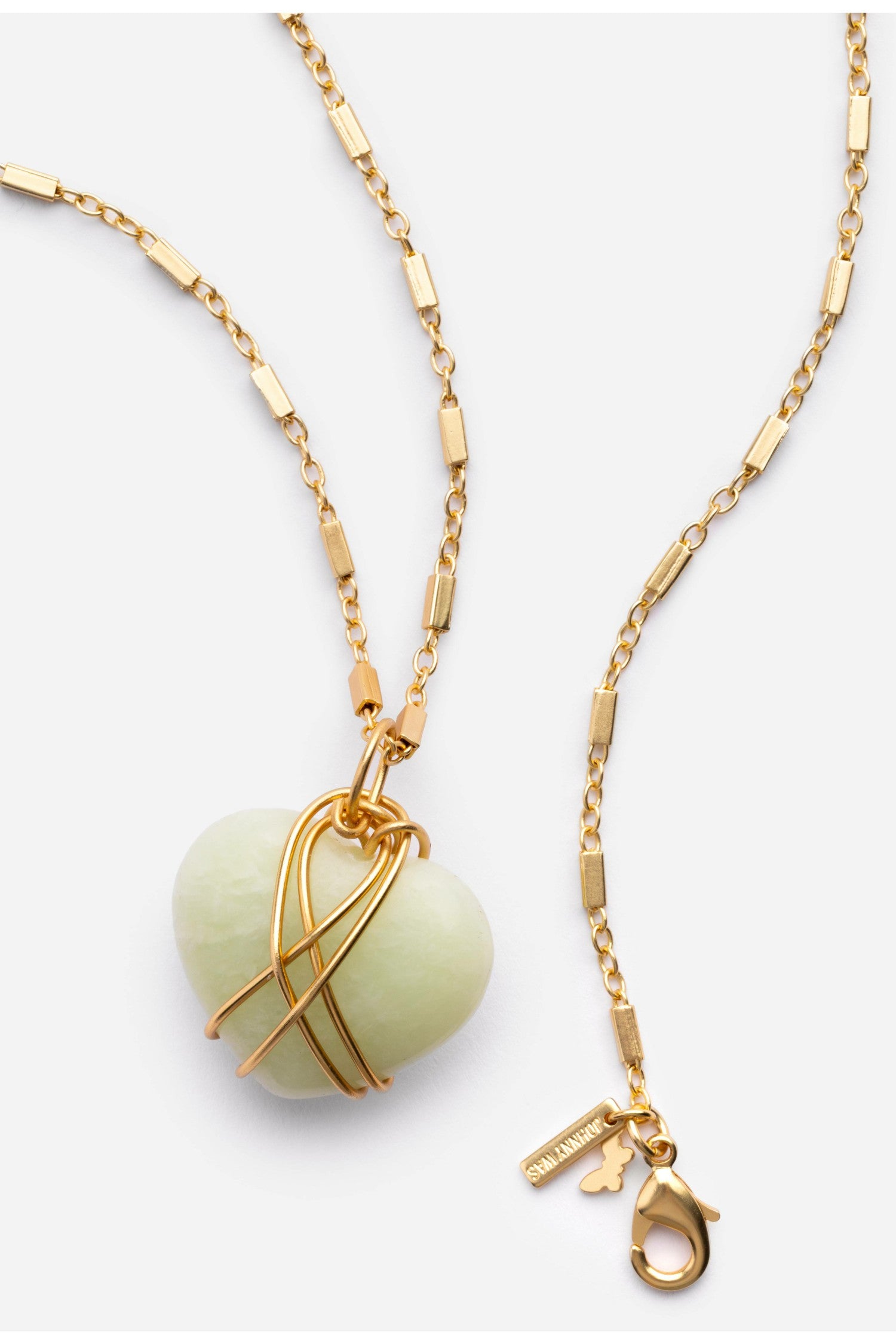 Johnny Was WIRE WRAPPED HEART PENDANT NECKLACE