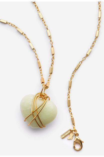 Johnny Was WIRE WRAPPED HEART PENDANT NECKLACE